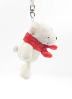 Nici 25950 Schlüsselanhänger Eisbär Mit Rotem Schal 10cm Plüsch Polar Bär -Spielzeug Discounter 25950 3