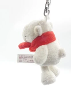 Nici 25950 Schlüsselanhänger Eisbär Mit Rotem Schal 10cm Plüsch Polar Bär -Spielzeug Discounter 25950 4
