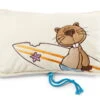 Nici 32650 Kissen Reisekissen Biber Brandon 43x25cm Plüsch Kuschelkissen Summer -Spielzeug Discounter 32650 2048x1580