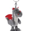 Nici 34091 Schlüsselanhänger Drache Dracon Grau Ca 10cm Plüsch Dragons -Spielzeug Discounter 34091tw