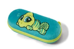 Nici 35676 Brillenetui Chamäleon Hellgrün Sweet Hearts Plüsch 16x7x5cm