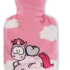 Nici 44371 Wärmflasche Einhorn Pink Harmony 500ml Theodor & Friends 24x16cm -Spielzeug Discounter 44371 01 HA Frei me