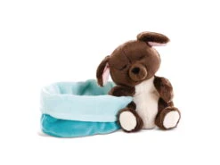 Nici 45372 Sleeping Puppies Schlafendes Hundebaby Im Körbchen 12cm Dunkelbraun -Spielzeug Discounter 45372 03 ZA Frei 2048x1536