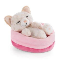 Nici 47892 Sleeping Pets Kittie Schlafende Katze Leopardmuster Im Körbchen 12cm -Spielzeug Discounter 47892 02 ZA Frei vorl 2048x1914