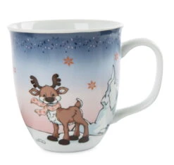 Nici 48366 Tasse Rentier Meise Hase Pinguin Porzellan Ca 410ml Winter Friends -Spielzeug Discounter 48367 01 HA Frei 2048x1952