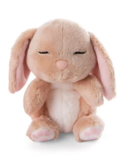 Nici 48708 Sleeping Pets Bunnies Hase Karamell 12cm Schlafend Im Körbchen Peach -Spielzeug Discounter 48708 05 ZA Frei 1640x2048