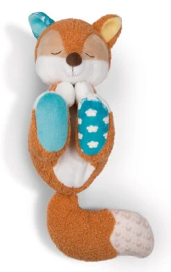 Nici 49055 My First Nici Fuchs Finni Schlafend 23cm Kuscheltier Sweet Dreams 0m+ -Spielzeug Discounter 49055 03 ZA weiss 1293x2048