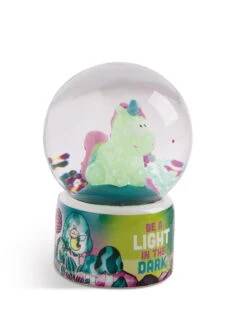 Nici 49111 Schüttelkugel Schneekugel Einhorn Midnight Floral Glow In The Dark -Spielzeug Discounter 49111 04 ZA weiss 1575x2048