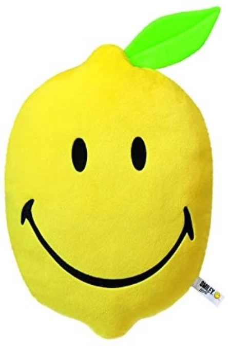 Nici 39316 Kissen Zitrone Figürlich Ca 38x27cm Plüsch Smiley World